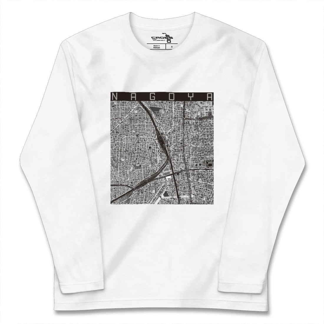 【名古屋2（愛知県）】地図柄ロングスリーブTシャツ