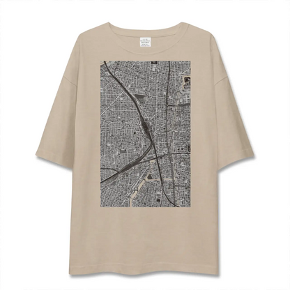 【名古屋2（愛知県）】地図柄ビッグシルエットTシャツ