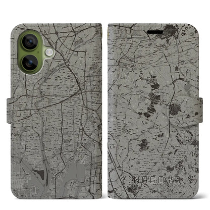 【名古屋（愛知県）】地図柄iPhoneケース（手帳タイプ）