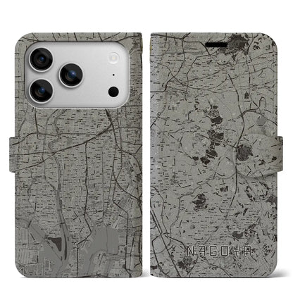 【名古屋（愛知県）】地図柄iPhoneケース（手帳タイプ）