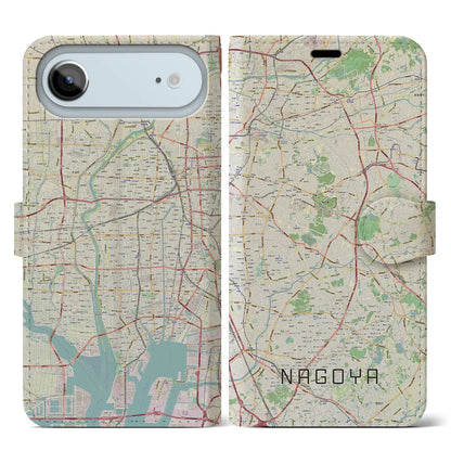 【名古屋（愛知県）】地図柄iPhoneケース（手帳タイプ）