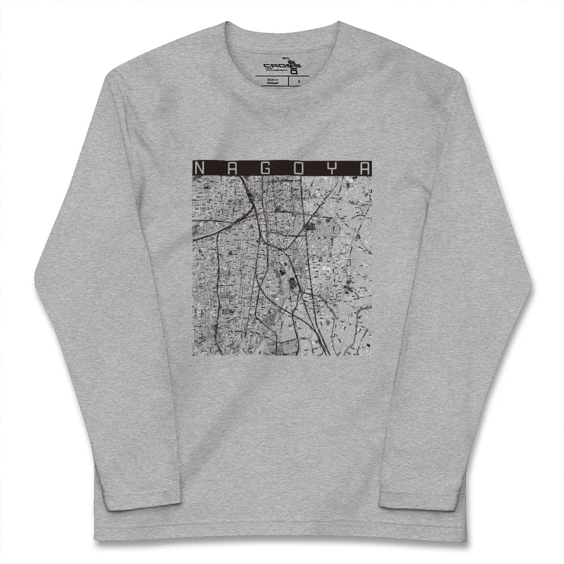 【名古屋（愛知県）】地図柄ロングスリーブTシャツ