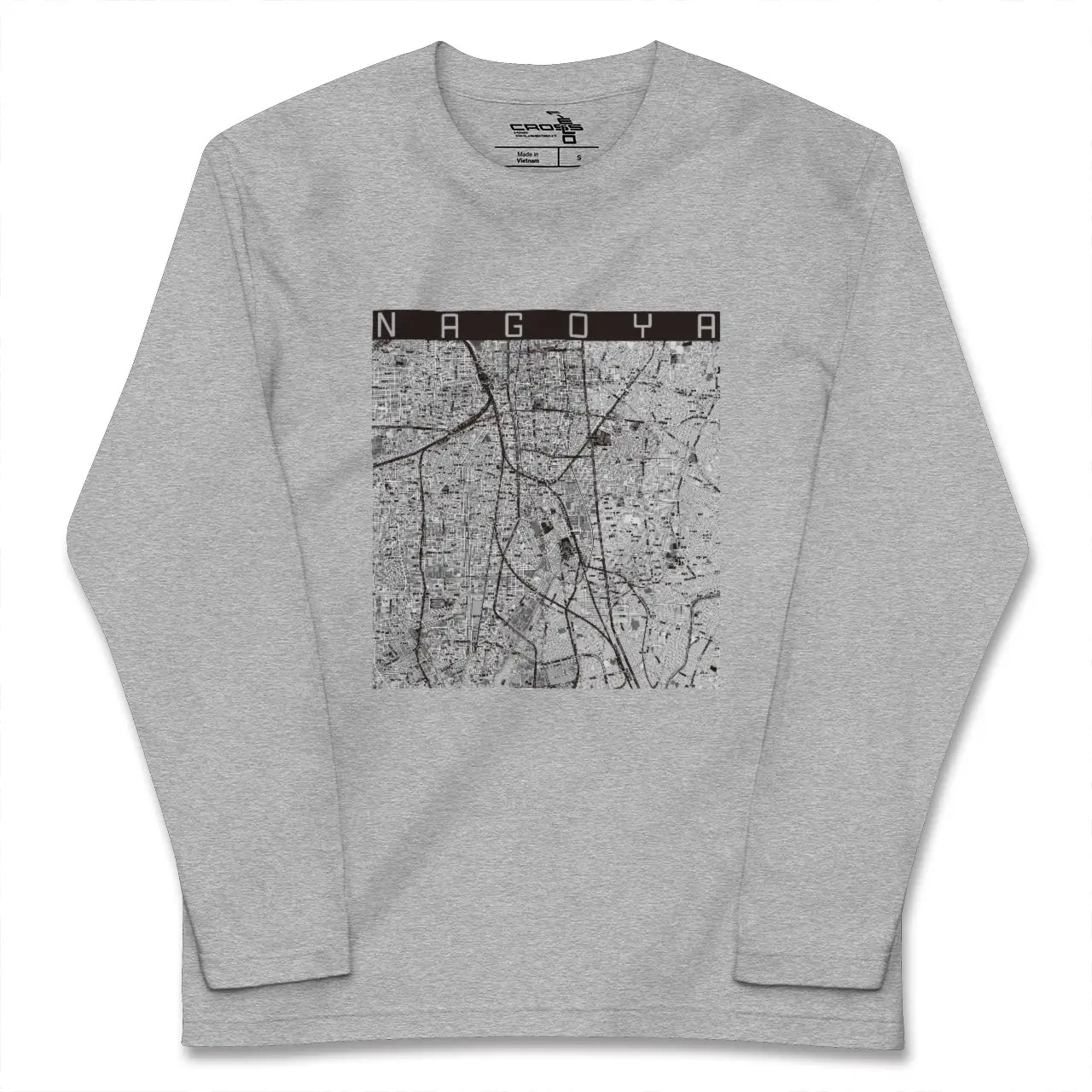 【名古屋（愛知県）】地図柄ロングスリーブTシャツ