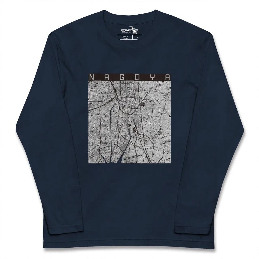 【名古屋（愛知県）】地図柄ロングスリーブTシャツ