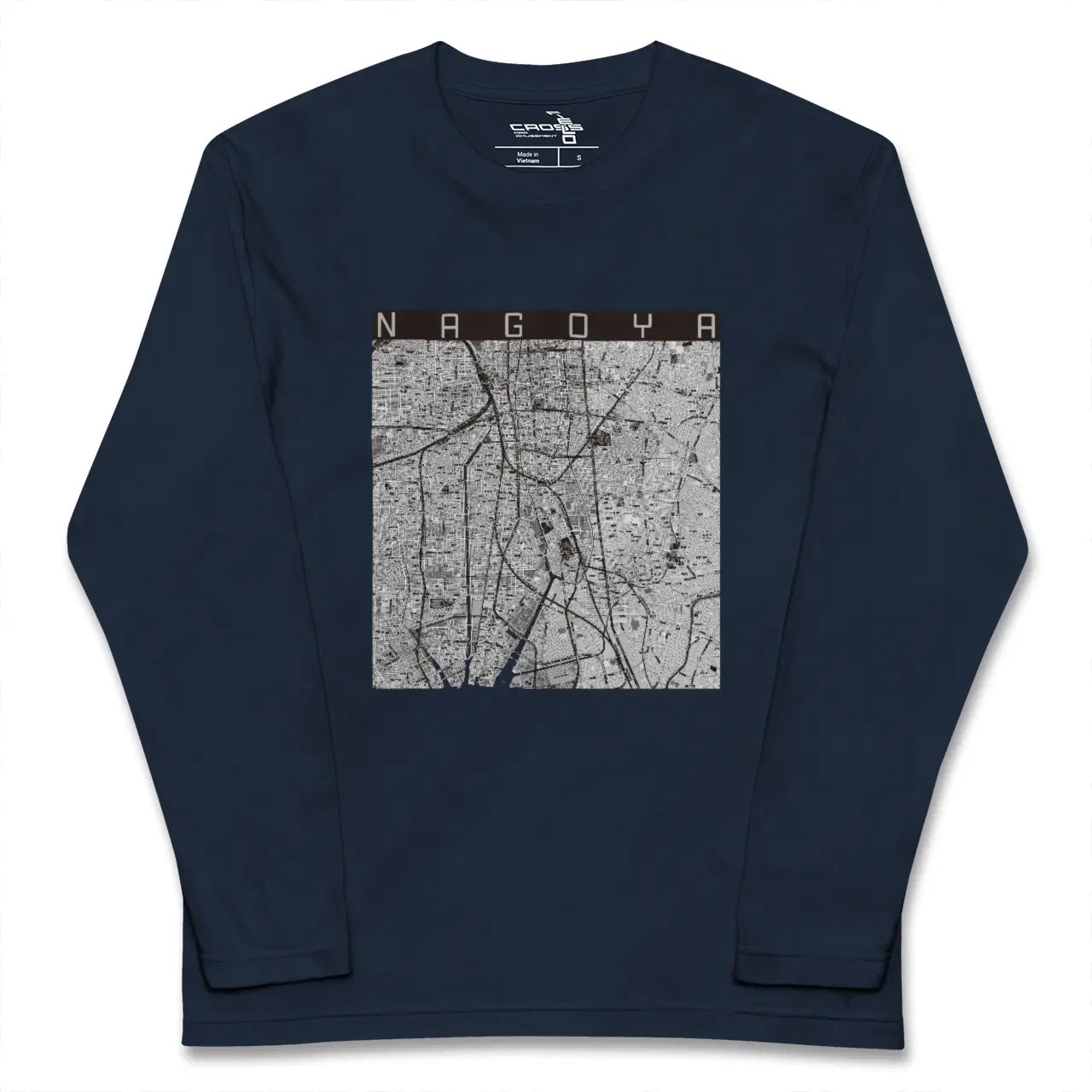 【名古屋（愛知県）】地図柄ロングスリーブTシャツ