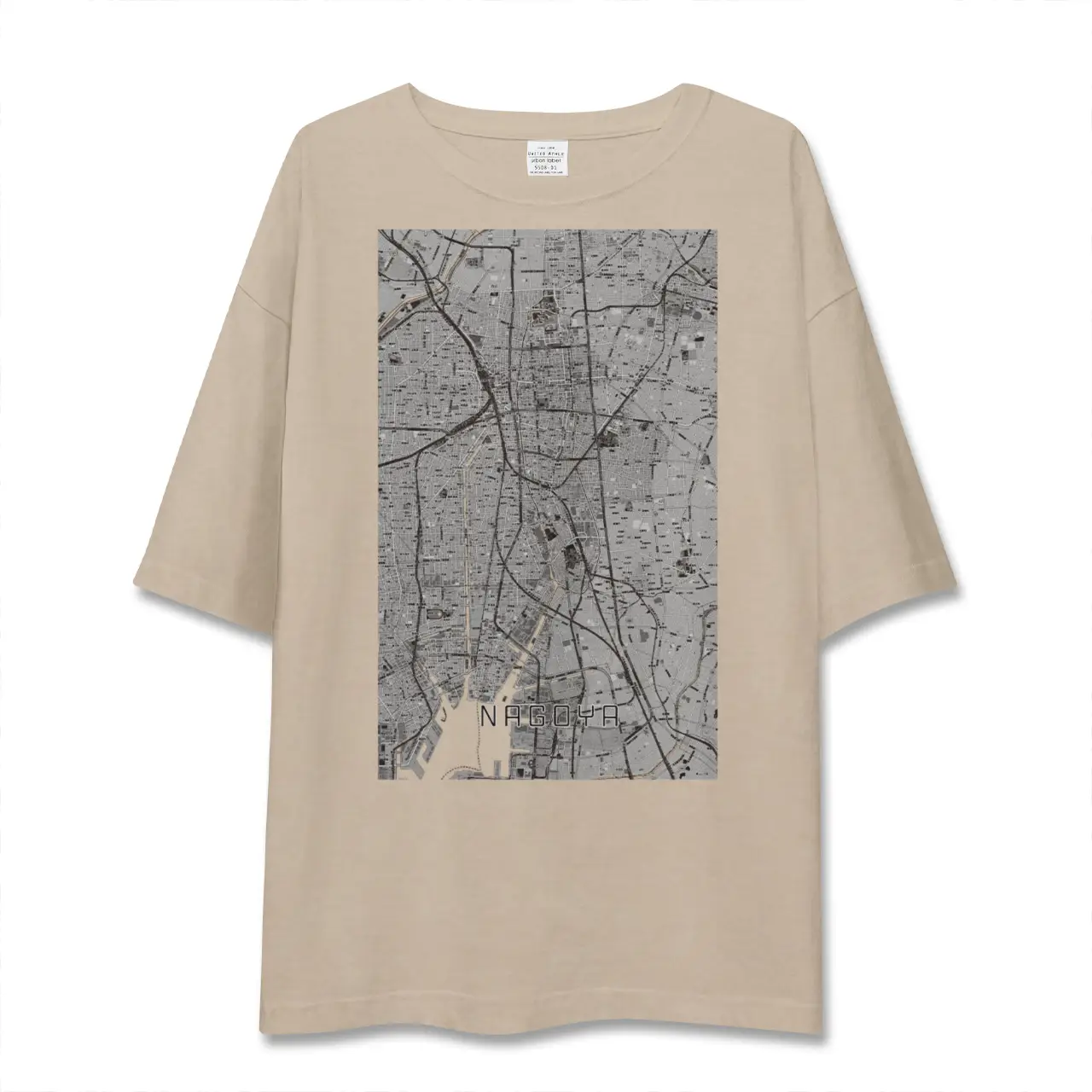 【名古屋（愛知県）】地図柄ビッグシルエットTシャツ