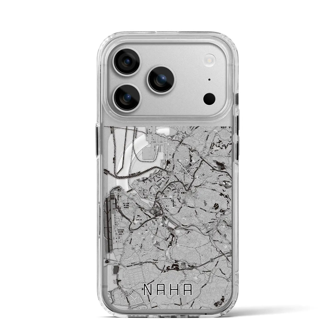 【那覇（沖縄県）】地図柄iPhoneケース（MagSafeタイプ）