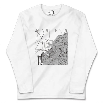 【那覇（沖縄県）】地図柄ロングスリーブTシャツ