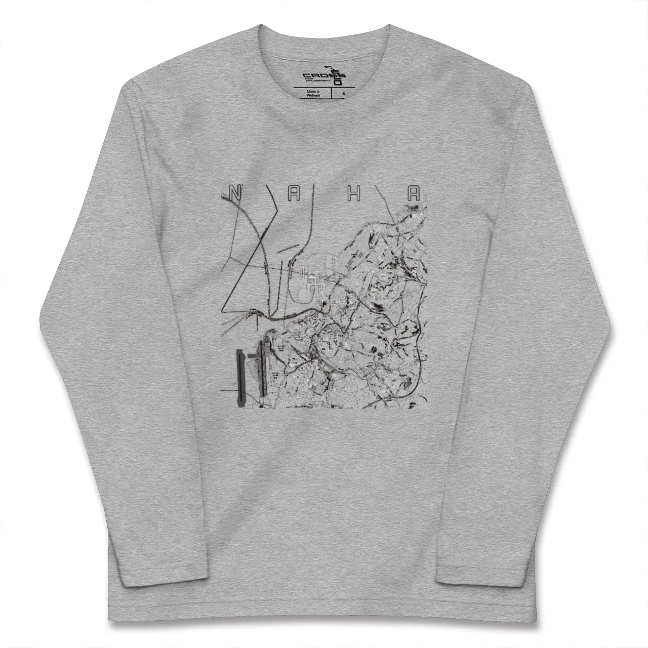 【那覇（沖縄県）】地図柄ロングスリーブTシャツ
