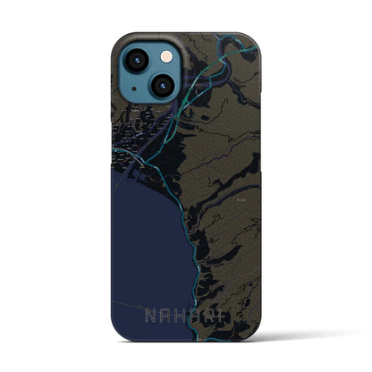 【奈半利（高知県）】地図柄iPhoneケース（バックカバータイプ）