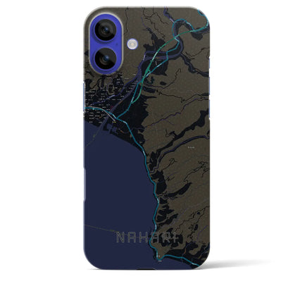 【奈半利（高知県）】地図柄iPhoneケース（バックカバータイプ）