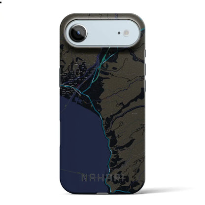 【奈半利（高知県）】地図柄iPhoneケース（バックカバータイプ）