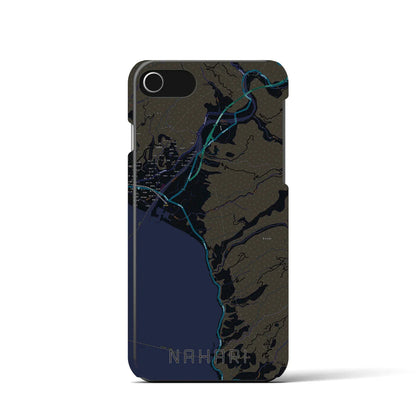 【奈半利（高知県）】地図柄iPhoneケース（バックカバータイプ）