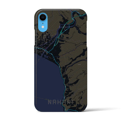 【奈半利（高知県）】地図柄iPhoneケース（バックカバータイプ）