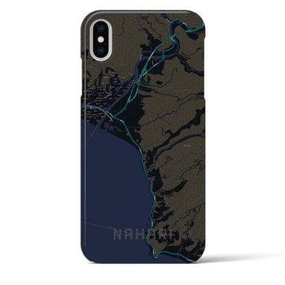 【奈半利（高知県）】地図柄iPhoneケース（バックカバータイプ）