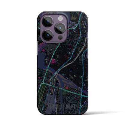 【名島（福岡県）】地図柄iPhoneケース（バックカバータイプ）