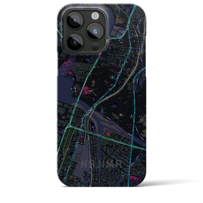 【名島（福岡県）】地図柄iPhoneケース（バックカバータイプ）