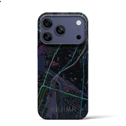 【名島（福岡県）】地図柄iPhoneケース（バックカバータイプ）