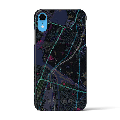 【名島（福岡県）】地図柄iPhoneケース（バックカバータイプ）