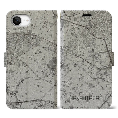 【中板橋（東京都）】地図柄iPhoneケース（手帳タイプ）