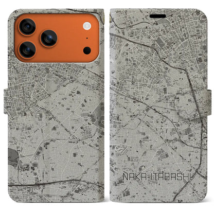 【中板橋（東京都）】地図柄iPhoneケース（手帳タイプ）