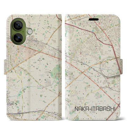 【中板橋（東京都）】地図柄iPhoneケース（手帳タイプ）