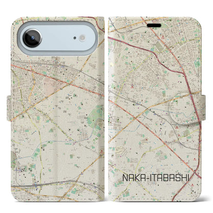 【中板橋（東京都）】地図柄iPhoneケース（手帳タイプ）