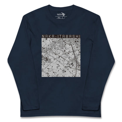 【中板橋（東京都）】地図柄ロングスリーブTシャツ