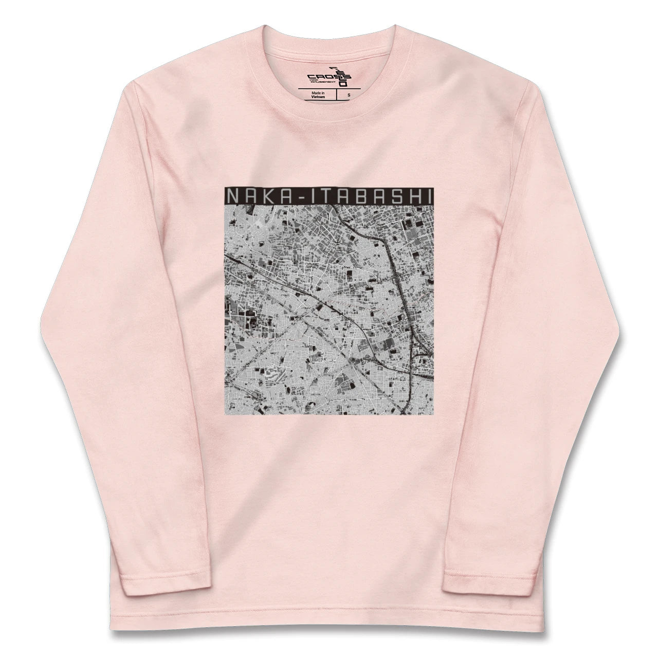 【中板橋（東京都）】地図柄ロングスリーブTシャツ