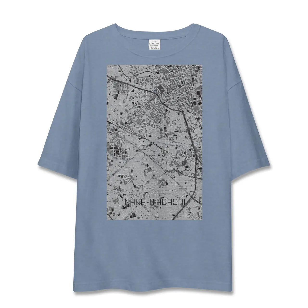 【中板橋（東京都）】地図柄ビッグシルエットTシャツ