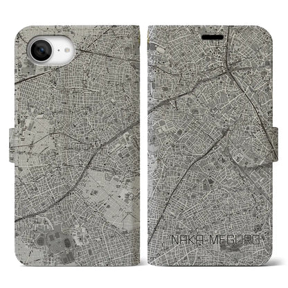 【中目黒（東京都）】地図柄iPhoneケース（手帳タイプ）