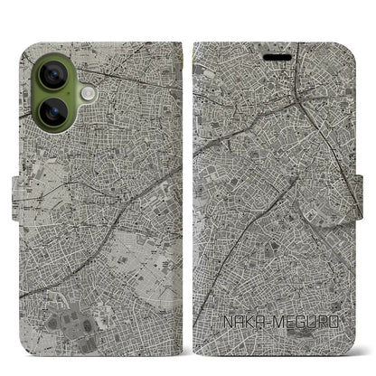 【中目黒（東京都）】地図柄iPhoneケース（手帳タイプ）