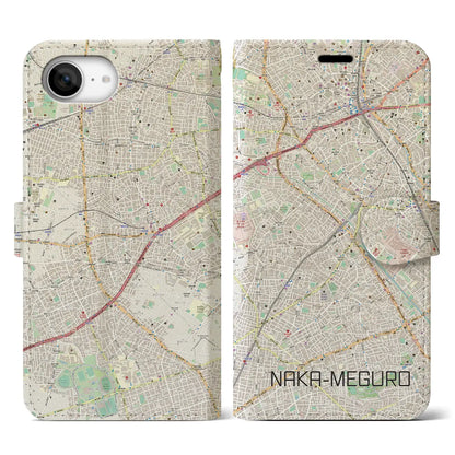 【中目黒（東京都）】地図柄iPhoneケース（手帳タイプ）