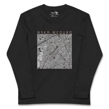 【中目黒（東京都）】地図柄ロングスリーブTシャツ