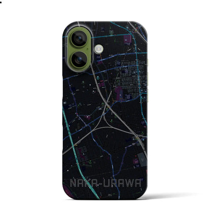 【中浦和（埼玉県）】地図柄iPhoneケース（バックカバータイプ）