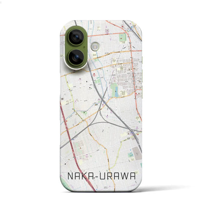 【中浦和（埼玉県）】地図柄iPhoneケース（バックカバータイプ）