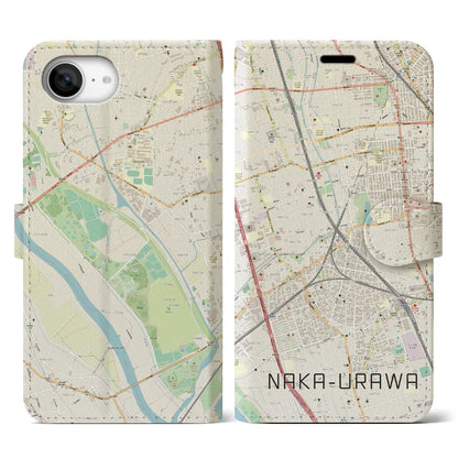 【中浦和（埼玉県）】地図柄iPhoneケース（手帳タイプ）