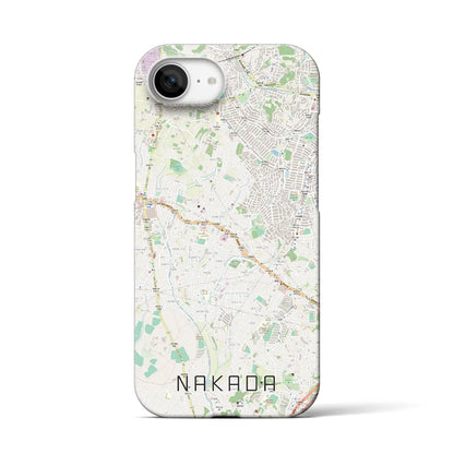 【中田（神奈川県）】地図柄iPhoneケース（バックカバータイプ）