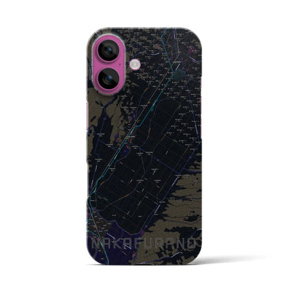 【中富良野（北海道）】地図柄iPhoneケース（バックカバータイプ）