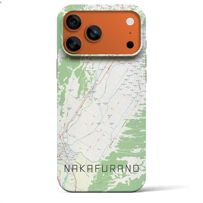 【中富良野（北海道）】地図柄iPhoneケース（バックカバータイプ）