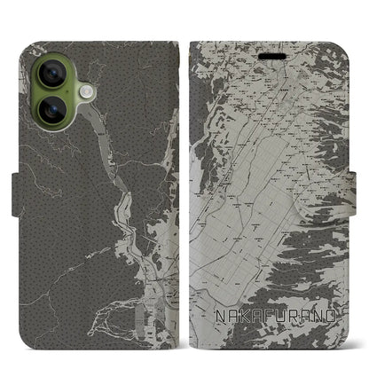 【中富良野（北海道）】地図柄iPhoneケース（手帳タイプ）