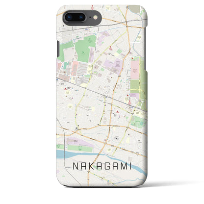 【中神（東京都）】地図柄iPhoneケース（バックカバータイプ）