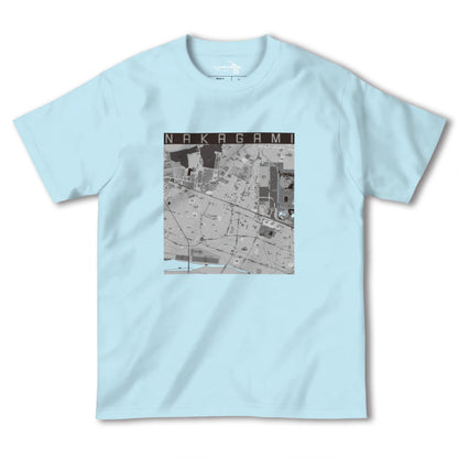 【中神（東京都）】地図柄ヘビーウェイトTシャツ