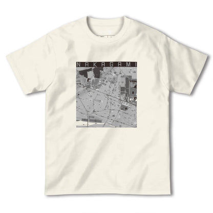 【中神（東京都）】地図柄ヘビーウェイトTシャツ