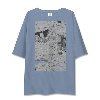 【中神（東京都）】地図柄ビッグシルエットTシャツ