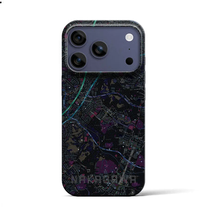 【中川（神奈川県）】地図柄iPhoneケース（バックカバータイプ）