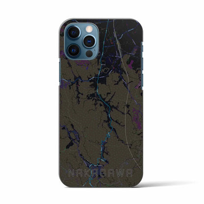 【那珂川（福岡県）】地図柄iPhoneケース（バックカバータイプ）