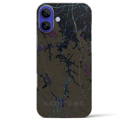 【那珂川（福岡県）】地図柄iPhoneケース（バックカバータイプ）