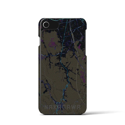 【那珂川（福岡県）】地図柄iPhoneケース（バックカバータイプ）