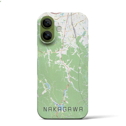 【那珂川（福岡県）】地図柄iPhoneケース（バックカバータイプ）